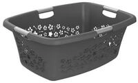 ROTHO W&auml;schekorb Flowers W&auml;schekorb 50l mit 4 Griffen, Kunststoff (PP),...