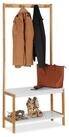relaxdays Garderobenst&auml;nder mit Schuhregal