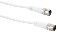Schwaiger KDSK15042 SAT-Kabel, Koaxialkabel, Klasse A, 10dB, 1,5m, wei&szlig;, Modem