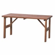 Fun Star Gartentisch Tessin Tisch eckig 150cm x 72cm, braun Kiefernholz