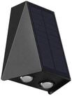 Arnusa LED Au&szlig;en-Wandleuchte Solar Wandleuchte Wandstrahler Wandlampe LED...