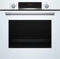BOSCH Backofen Einbauherd wei&szlig; 71 l autark 3D-Hei&szlig;luft Schnellaufheizung HBA534BW3