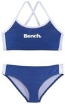 Bench. Bustier-Bikini mit gekreuzten Tr&auml;gern