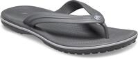 Zehentrenner CROCS "Crocband Flip", Damen, Gr. 43, slate grau, smoke,...