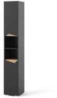 Vicco Hochschrank Marelle, Anthrazit/Anthrazit, 30 x 180 cm mit T&uuml;ren, und...