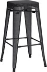 CLP Barhocker Fletcher (1 St., 1er), Stapelbar aus robusten Metall