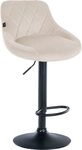 CLP Barhocker Lazio Samt, Barstuhl 360&deg; drehbar