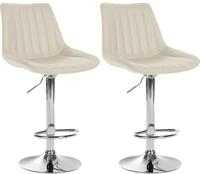 CLP Barhocker Toni Kunstleder (Set, 2er), drehbar und stufenlos...
