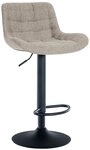 CLP Barhocker Tover (1er), 360&deg; drehbar und in der H&ouml;he verstellbar