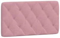vidaXL Bett Kopfteil-Kissen Rosa 100 cm Samt (1-tlg)