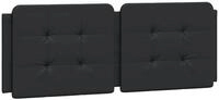 vidaXL Kopfteil, Bett Kopfteil-Kissen Schwarz 140 cm Kunstleder