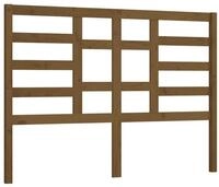 vidaXL Bett Bett-Kopfteil Honigbraun 166x4x104 cm Massivholz Kiefer (1-tlg)