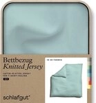 Schlafgut Bettbezug Premium Bettbezug Knitted Jersey (1 St), (1 St), Ton-in-Ton
