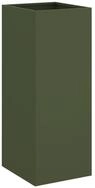 vidaXL Pflanzk&uuml;bel, Pflanzkasten Olivgr&uuml;n 32x27,5x75 cm Kaltgewalzter Stahl