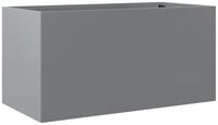 vidaXL Pflanzk&uuml;bel, Pflanzkasten Silbern 62x30x29 cm Verzinkter Stahl