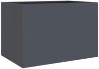vidaXL Pflanzk&uuml;bel, Pflanzkasten Anthrazit 62x47x46 cm Kaltgewalzter Stahl