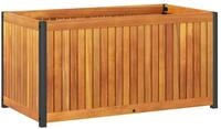 vidaXL Blumentopf Pflanzk&uuml;bel 85x45x44 cm Massivholz und Stahl (1 St)