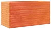 vidaXL Blumentopf Pflanzk&uuml;bel Wachsbraun 90x40x46 cm Massivholz Kiefer (1 St)