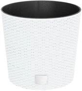 vidaXL Blumentopf Pflanzk&uuml;bel mit herausnehmbaren Einsatz Anthrazit 15/15,3 L...