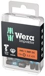 Wera Bit-Set, Sortiment Bit-Box Impaktor 1/4" DIN 3126 C6,3 Innensechskant 5 x...