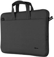 Trust Laptoptasche Bologna Slim Laptop Bag 16 Zoll Eco - schwarz Laptop-Tasche