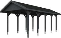 Skanholz Einzelcarport Wallgau, BxT: 380x750 cm, 215 cm Einfahrtsh&ouml;he, mit...