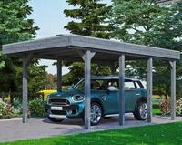Skanholz Einzelcarport Friesland, BxT: 314x555 cm, 221 cm Einfahrtsh&ouml;he