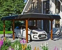 Skanholz Einzelcarport Wendland, BxT: 362x628 cm, 206 cm Einfahrtsh&ouml;he