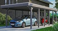 Skanholz Einzelcarport Friesland, BxT: 397x860 cm, 221 cm Einfahrtsh&ouml;he