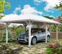 Skanholz Einzelcarport Taunus, BxT: 374x656 cm, 218 cm Einfahrtsh&ouml;he