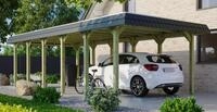 Skanholz Einzelcarport Spreewald, BxT: 396x893 cm, 209 cm Einfahrtsh&ouml;he