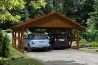 Skanholz Doppelcarport Schwarzwald, BxT: 684x600 cm, 220 cm Einfahrtsh&ouml;he, mit
