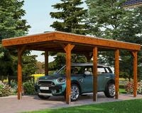 Skanholz Einzelcarport Friesland, BxT: 314x555 cm, 221 cm Einfahrtsh&ouml;he
