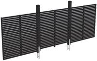 Skanholz Carport-R&uuml;ckwand Rhombus, BxH:550x160 cm