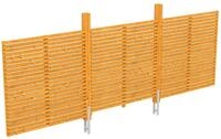Skanholz Carport-R&uuml;ckwand Rhombus, BxH:550x160 cm