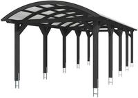 Skanholz Einzelcarport Franken, BxT: 376x969 cm, 293 cm Einfahrtsh&ouml;he