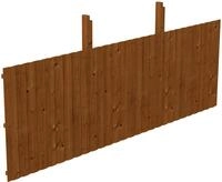 Skanholz Carport-R&uuml;ckwand, BxH:550x180 cm, aus Deckeschalung 20x120mm