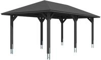 Skanholz Einzelcarport Taunus, BxT: 374x656 cm, 0 cm Einfahrtsh&ouml;he