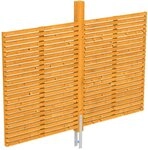 Skanholz Carport-R&uuml;ckwand Rhombus, BxH:291x160 cm