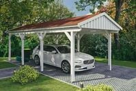 Skanholz Einzelcarport Fichtelberg, BxT: 317x808 cm, 273 cm Einfahrtsh&ouml;he, mit...