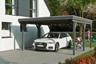 Skanholz Einzelcarport Grunewald, BxT: 427x554 cm, 395 cm Einfahrtsh&ouml;he, mit
