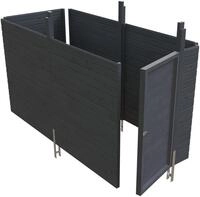 Skanholz Carport-Ger&auml;teraum Abstellraum C1, BxT: 314x164 cm, aus Profilschalung
