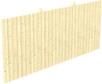 Skanholz Carport-R&uuml;ckwand, BxH:550x220 cm, aus Deckeschalung 20x120mm