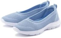 Sneaker Ballerinas LASCANA "Halbschuh, Slip-On-Sneaker", Damen, Gr. 40, blau