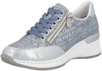 Rieker Sneaker mit Lettern bedruckt, Freizeitschuh, Halbschuh, Schn&uuml;rschuh