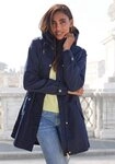 French Connection Outdoorjacke Saumschlitz mit Druckkn&ouml;pfen auf der R&uuml;ckseite