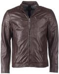Lederjacke MAZE "Lederjacke Rocha", Herren, Gr. S, braun, Obermaterial: 100%