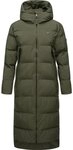 Ragwear Wintermantel Patrise Extralanger Damen Winter Steppmantel mit Gehschlitzen