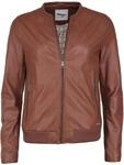Blouson MAZE "Lederblouson 42021143", Damen, Gr. XS, braun (roast), Obermaterial: