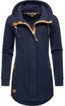 Ragwear Parka Letti Fleece Sportliche Damen Fleecejacke mit Kapuze